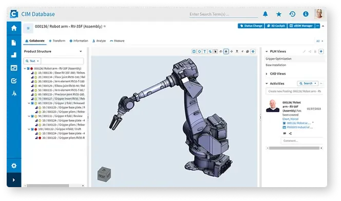 CIM Database Product Data Management